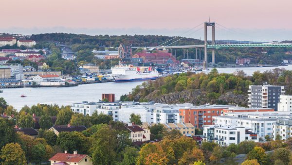 Utsikt över Sannegården och Älvsborgsbron