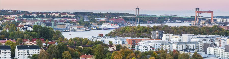 Utsikt över Sannegården och Älvsborgsbron