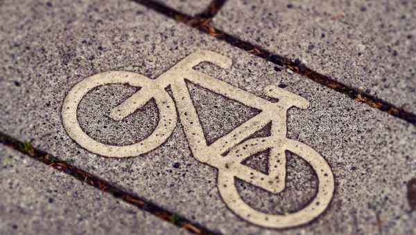 Symbolen för cykelväg