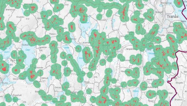 Vägledning om kartläggning inom grönplanering. Webbgis för grön infrastruktur, Jönköpings län