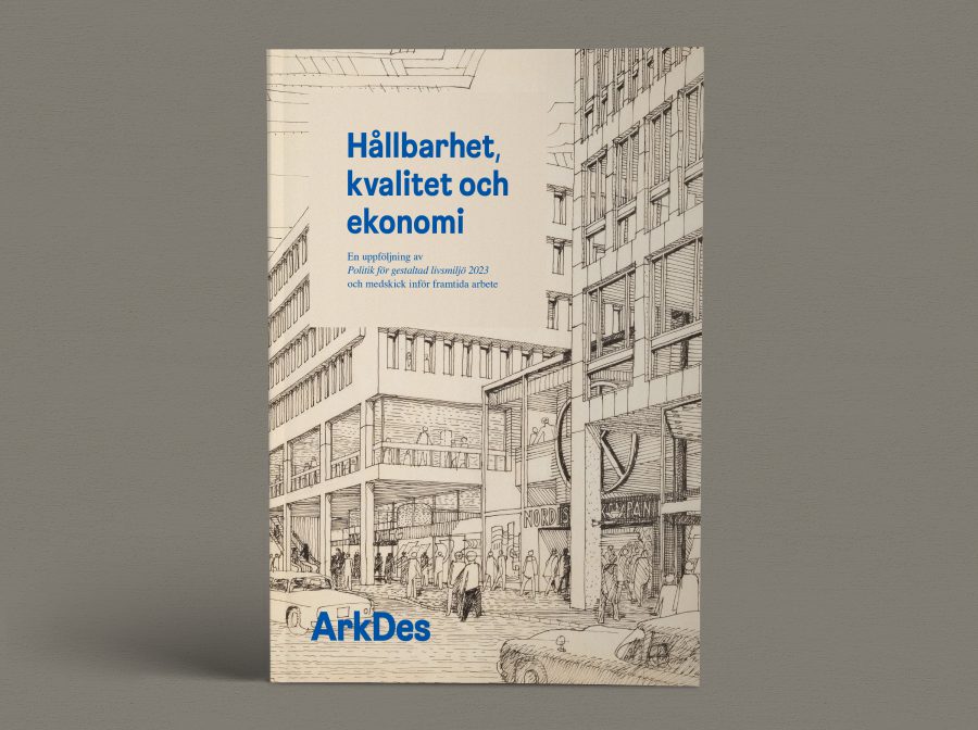 Ny rapport om gestaltad livsmiljö. Bild på rapport om gestaltad livsmiljö.