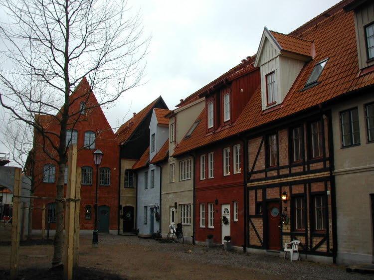Utlysning: Attraktiva, tillgängliga och hållbara samhällen. Foto från bostadsområdet Jakriborg i Skåne.