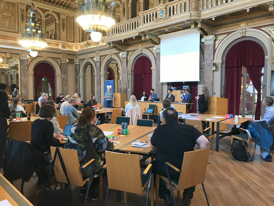 Panelsamtal i Spegelsalen i Gävle stadshuset
